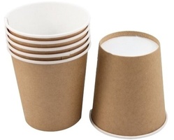 Набор одноразовой посуды для чая/кофе (В набор входить: крафтовый стаканчик объёмом 0,25 мл.,размешиватель)